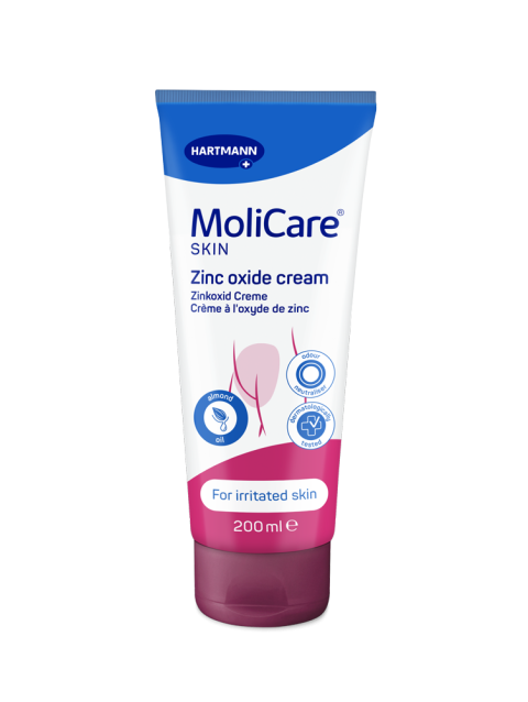 MoliCare Skin crème à l’oxyde de zinc 20 % 200 ml pour zones intimes irritées