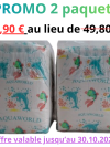 Promo Couches ABDL Plastifiées Aquaworld – Le Lot Économique de 20 Changes