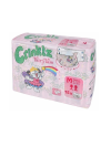 Couche ABDL Crinklz Fairy Tale imprimée sur le thème du conte de fées avec film plastique PE et absorption annoncée d’environ 4 394 ml.